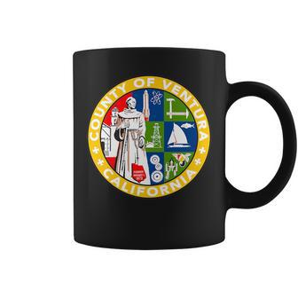 Ventura Coat Of Arms Jersey National Pride Gift Coffee Mug | Mazezy