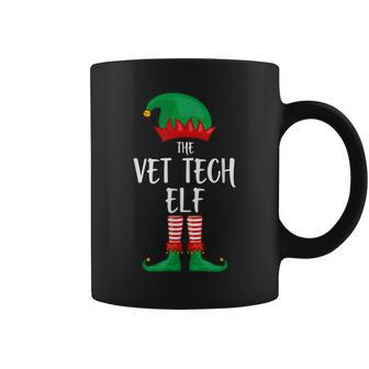 Vet Tech Elf Christmas Party Matching Family Group Pajama Coffee Mug - Monsterry CA