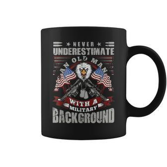 Veteran Never Underestimate An Old Man With A Military Coffee Mug - Monsterry