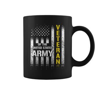 Veteran Of United States Us Army American Flag Coffee Mug - Seseable