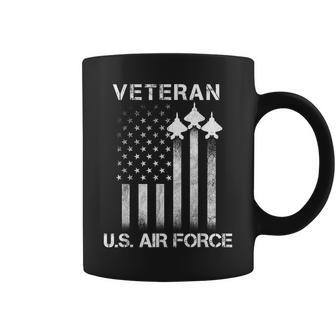 Veteran Of The Us Air Force Patriotic Usa Flag Usaf Coffee Mug | Mazezy