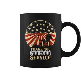 Veteran Vets Thank You For Your Service On Veterans Day Memorial Day T Veterans Coffee Mug - Monsterry AU