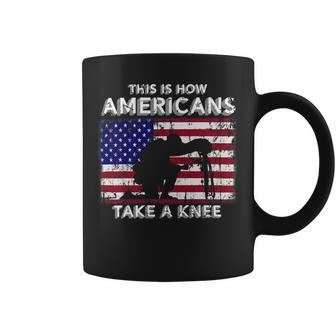 Veteran Vets This Is How Americans Take A Knee Veterans Coffee Mug - Monsterry UK