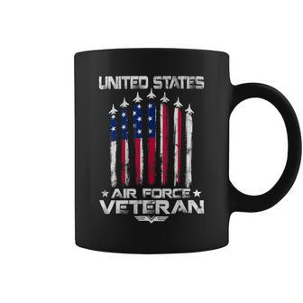 Veteran Vets US Air Force Us Veterans 4Th Of July American Flag 110 Veterans Coffee Mug - Monsterry AU