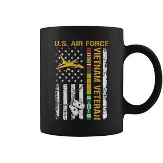 Veteran Vets Us Air Force Vietnam Veteran Usaf Veteran Usa Flag Veterans Coffee Mug - Monsterry AU