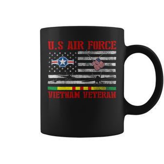 Veteran Vets US Air Force Vietnam Veteran Usaf Veterans Day Flag Veterans Coffee Mug - Monsterry DE