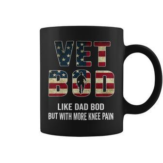 Veteran Vets Vet Bod Like A Dad Bod But With More Knee Pain Veteran 176 Veterans Coffee Mug - Monsterry CA