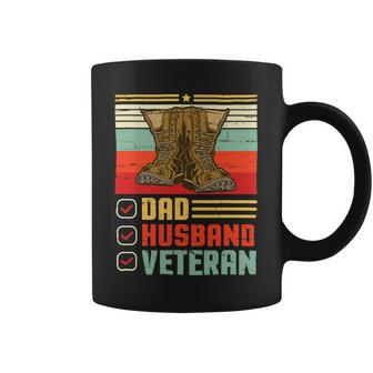 Veteran Vets Vintage Boot Happy Veteran Day Father Dad Husband Veterans Coffee Mug - Monsterry DE