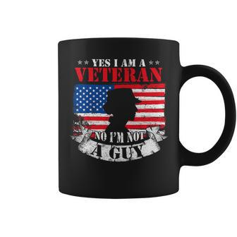 Veteran Vets Yes Im A Female Veteran Women Veterans Day Veterans Coffee Mug - Monsterry DE