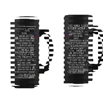 Veterans Creed Im A Veteran Proud Veterans Day Coffee Mug | Mazezy
