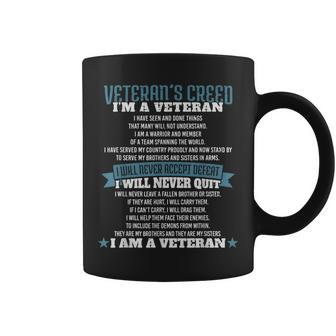 Veterans Creed Patriot Grandpa Vietnam War Coffee Mug | Mazezy