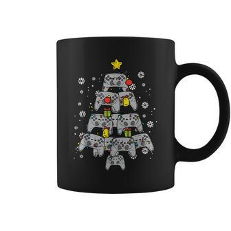 Video Game Controller Christmas Tree Xmas Boy Youth N Coffee Mug - Thegiftio UK