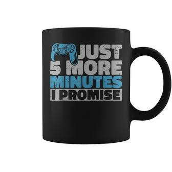 Video Gamer Just 5 More Minutes I Promise Gaming Gift For Women Coffee Mug - Thegiftio UK