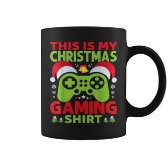 This Is My Video Gaming Christmas Gamer Gaming Xmas Coffee Mug - Seseable