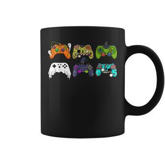 Video Gaming Controllers Game Halloween Gamer Boys Coffee Mug - Seseable