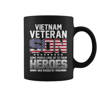 Vietnam Veteran Son I Was Raised By Mine Coffee Mug | Mazezy