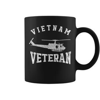 Vietnam Veteran Veterans Military Helicopter Pilot Coffee Mug | Mazezy