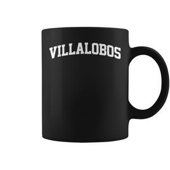 Villalobos Family First Last Name Arch Coffee Mug | Mazezy