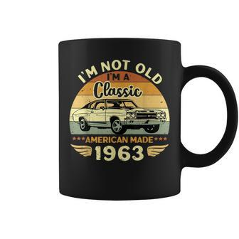 Vintage 1963 Car Birthday Gift Im Not Old Im A Classic 1963 Vintage 1963 Funny Gifts Coffee Mug | Mazezy