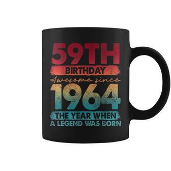 Vintage 1964 59 Year Old Limited Edition 59Th Birthday Coffee Mug - Monsterry AU