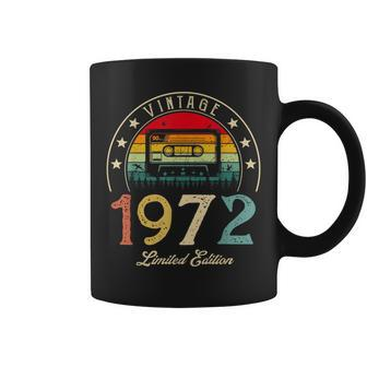Vintage 1972 Retro Cassette 1972 50Th Birthday 50 Years Old Coffee Mug - Thegiftio UK