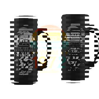 Vintage 1972 Retro Cassette 1972 50Th Birthday 50 Years Old Gift For Women Coffee Mug - Thegiftio UK