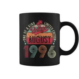 Vintage 27 Years Old August 1996 27Th Birthday Men Women Coffee Mug - Monsterry UK
