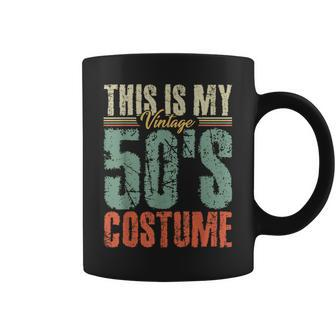 Vintage 50S Costume 50S Outfit 1950S Fashion 50 Theme Party Coffee Mug | Mazezy