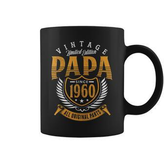 Vintage 60Th Birthday Papa Gift Since 1960 Dad Coffee Mug | Mazezy