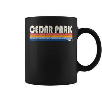 Vintage 70S 80S Style Cedar Park Tx Coffee Mug | Mazezy