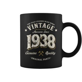 Vintage 85Th Birthday Awesome Since 1938 Legends Coffee Mug | Mazezy