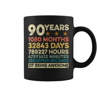 Vintage 90Th Birthday 90 Years Old 1080 Months Coffee Mug - Thegiftio UK