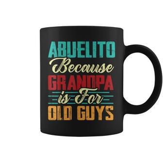 Vintage Abuelito Because Grandpa Is For Old Guys Retro Coffee Mug - Thegiftio UK
