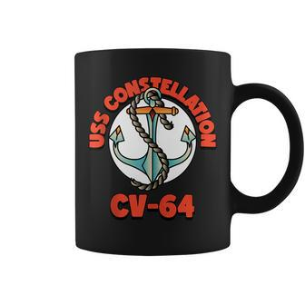 Vintage Aircraft Carrier Anchor Cv-64 Uss Constellation Coffee Mug - Thegiftio UK
