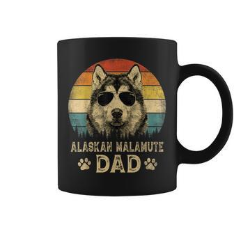 Vintage Alaskan Malamute Dad Dog Lovers Fathers Day Coffee Mug | Mazezy