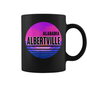 Vintage Albertville Vaporwave Alabama Coffee Mug | Mazezy AU