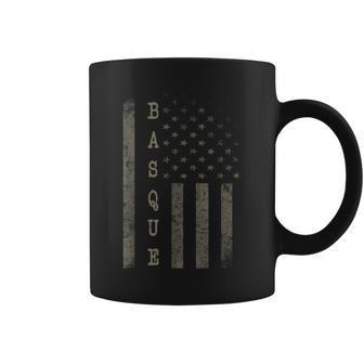Vintage American Flag Basque Pride Coffee Mug | Mazezy