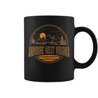 Vintage Anmoore West Virginia Mountain Print Coffee Mug | Mazezy