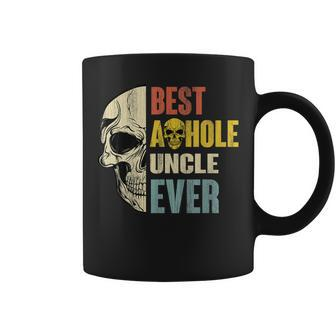Vintage Best Asshole Uncle Ever Gift Idea For Men Coffee Mug | Mazezy