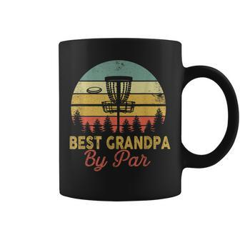 Vintage Best Grandpa By Par Disc Golf Gift Dad Fathers Papa Gift For Mens Coffee Mug | Mazezy DE