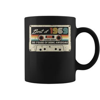 Vintage Best Of 1969 50Th Birthday Retro Cassette Tape Gift For Women Coffee Mug - Thegiftio UK