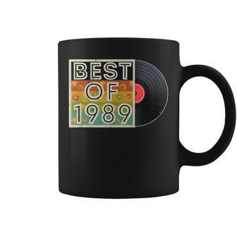 Vintage Best Of 1989 30Th Birthday Vinyl Gift Idea For Dad Coffee Mug | Mazezy