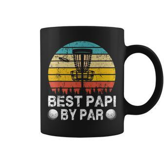 Vintage Best Papi By Par Disc Golf Golfer Fathers Day Coffee Mug | Mazezy DE