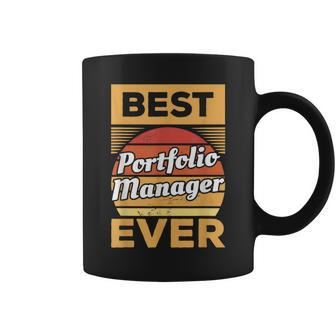 Vintage Best Portfolio Manager Ever Coffee Mug | Mazezy