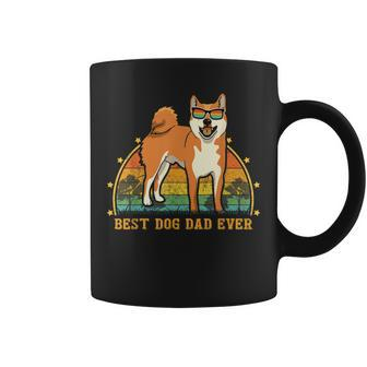 Vintage Best Shiba Inu Dog Dad Ever Gift Dog Lover Coffee Mug | Mazezy