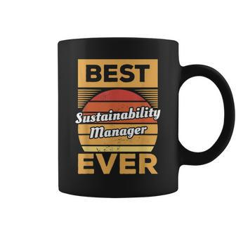 Vintage Best Sustainability Manager Ever Coffee Mug | Mazezy