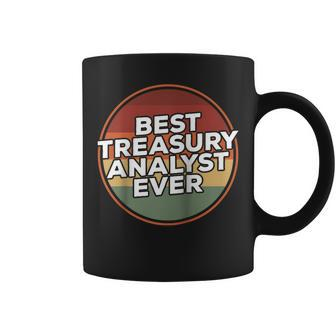 Vintage Best Treasury Analyst Ever Coffee Mug | Mazezy