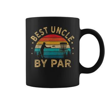 Vintage Best Uncle By Par Disc Golf Funny Fathers Day Coffee Mug | Mazezy