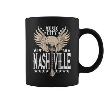 Vintage Boho Music City Nashville Cowgirls Girls Trip Coffee Mug | Mazezy