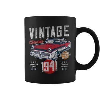 Vintage Born 1941 80Th Birthday 1950S Classic Car 80Th Birthday Funny Gifts Coffee Mug | Mazezy
